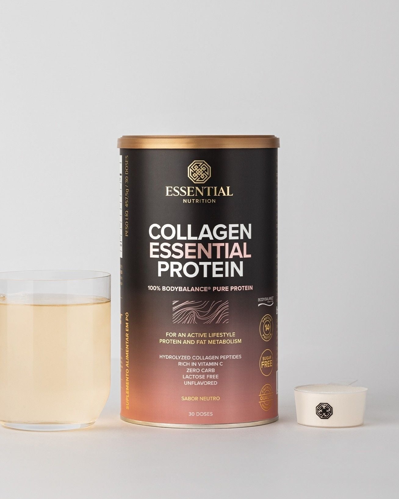 Collagen Essential Protein Neutro Lata 457,5g | 30 doses - Imagem 3